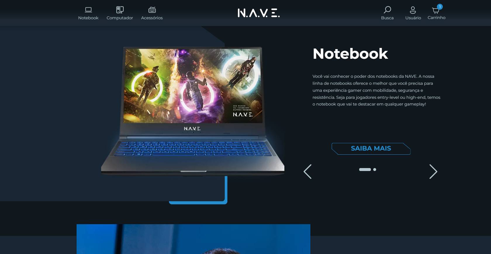 Novo site da NAVE mais moderno para você embarcar no mundo dos games